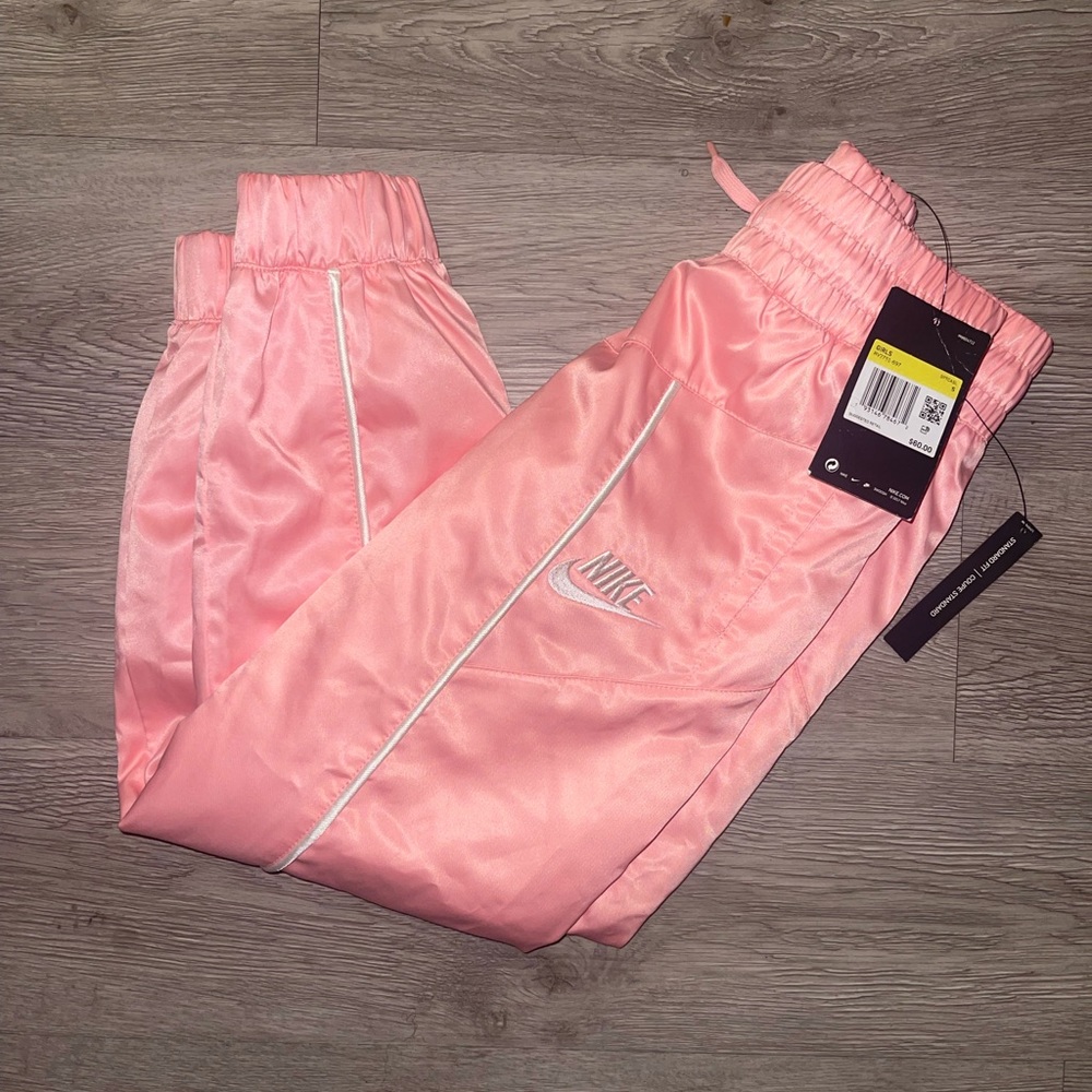 Pink Nike Girls Sweatpants